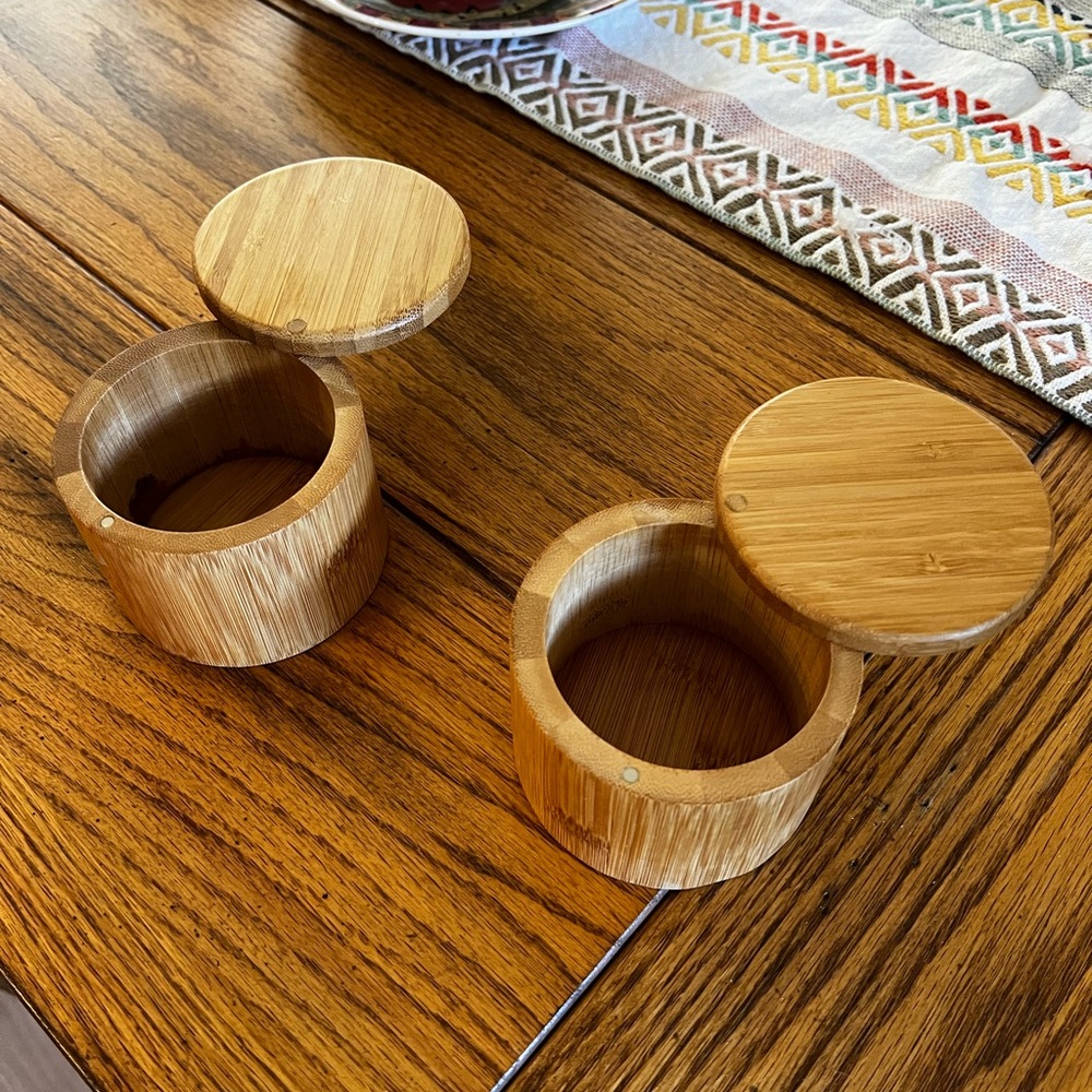Natural Bamboo Spice Box Set - Picture 1 of 5